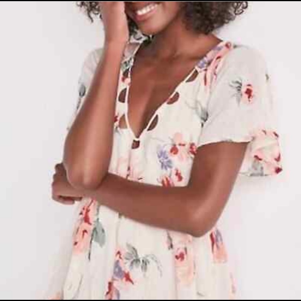 Lucky Brand Peplum Top - Picture 1 of 8